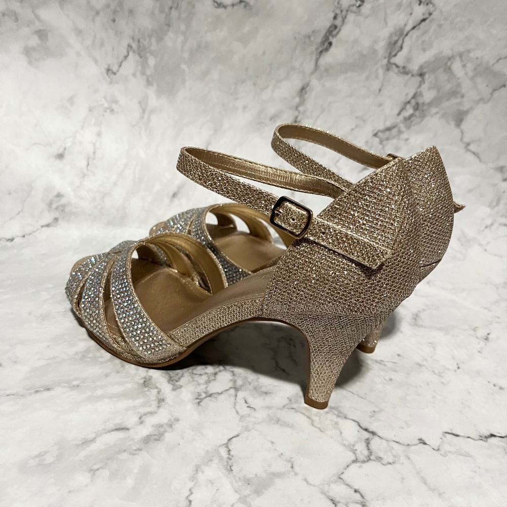 Rhinestone Dress Heel Sandals - Picture 5 of 9